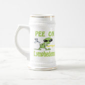 Pipi auf Lymphedema Tasse (Links)