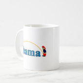 Pipi auf Obama Kaffeetasse (Vorderseite Links)