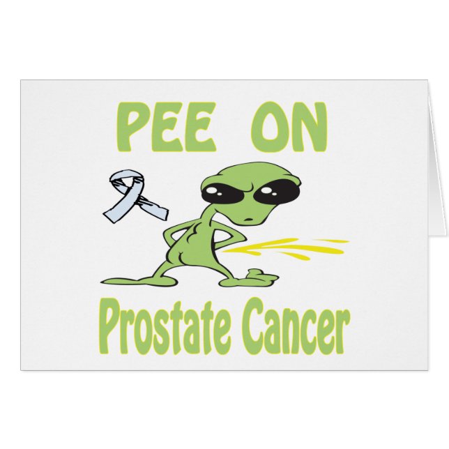 Pipi auf Prostatakrebs-Karte (Vorderseite (Horizontal))
