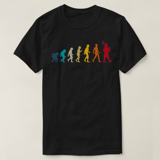 Piping evolution funny bagpiper bagpipe bagpipes p T-Shirt (Design vorne)