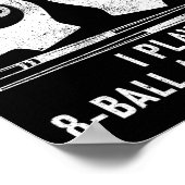 Pipooler Pool Pool Pool Cool Billard 8 und 9 L Poster (Ecke)