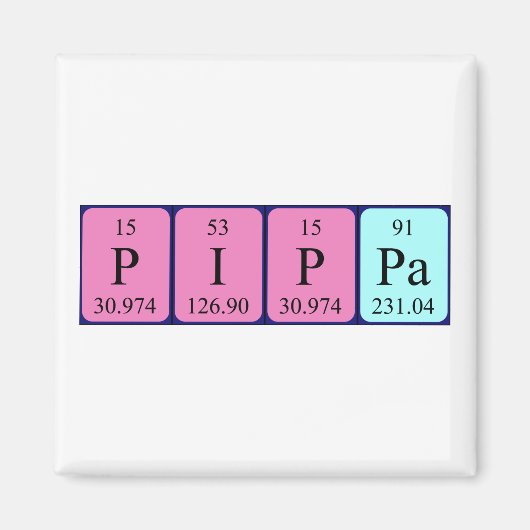 Pippa Periodenmagnet Magnet (Vorne)
