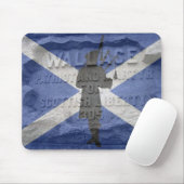 Pipper Tribute - Willam Wallace Scotland patriot Mousepad (Mit Mouse)