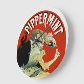 Pippermint Große Wanduhr (Winkel)