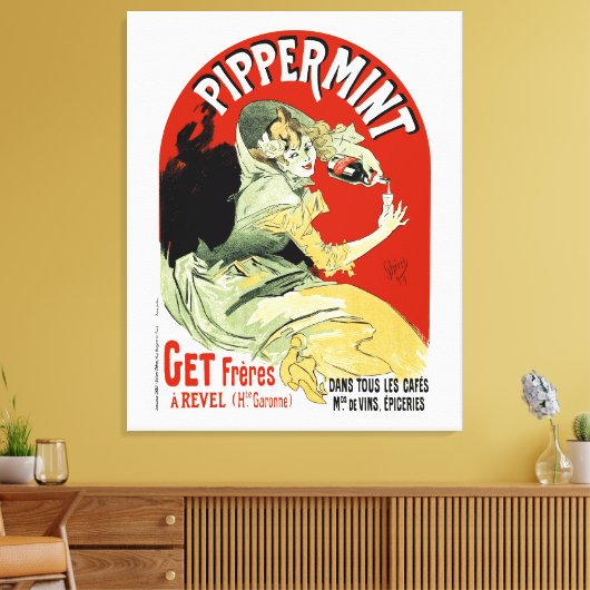 Pippermint Leinwanddruck (Insitu (Wohnzimmer))