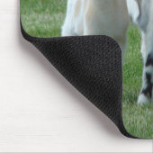 Pippi und Grau Mousepad (Ecke)