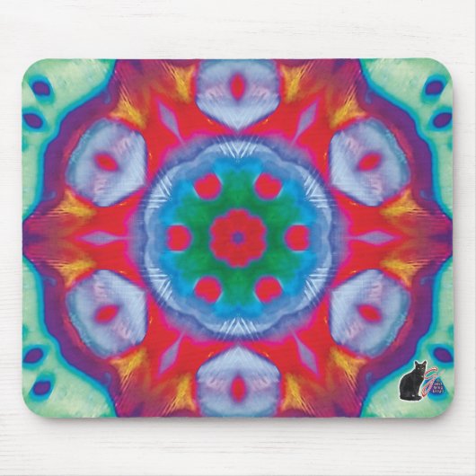 Pippin Kaleidoscope Mouse Pad Mousepad (Vorne)
