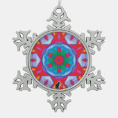 Pippin Kaleidoskop Snowflake Ornament (Vorderseite)