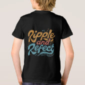 Pipple und Reflektion Tri-Blend Shirt (Rückseite)