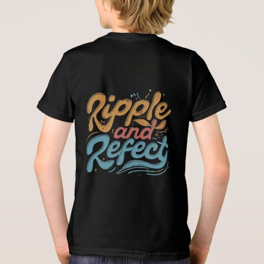 Pipple und Reflektion Tri-Blend Shirt (Rückseite)