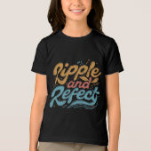 Pipple und Reflektion Tri-Blend Shirt (Vorderseite)