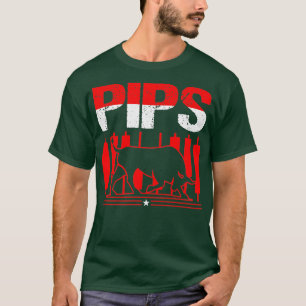 Pips Funny Forex Trader Trader Fan Geschenk T-Shirt