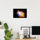 Pipsqueak Star entfesselt Riesenflare NASA Poster (Heimbüro)