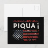 Piqua Postkarte (Vorne/Hinten)