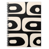 Piquet Mitteljahrhundert Abstrakt Minimal Schwarz  Notizblock (Vorderseite)