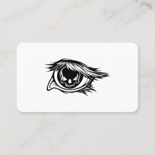 Pir8 Eye Sleek Standard, 3,5" x 2,0" Business Card Visitenkarte (Vorderseite)