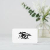 Pir8 Eye Sleek Standard, 3,5" x 2,0" Business Card Visitenkarte (Stehend Vorderseite)