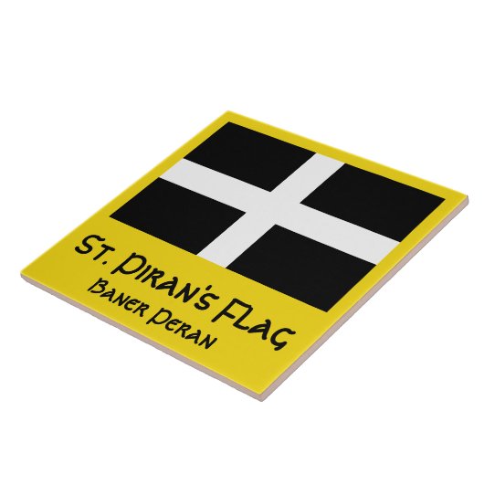 Piran-Flagge Fliese (Seite)