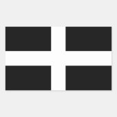 Piran-Flagge Rechteckiger Aufkleber (Vorderseite)