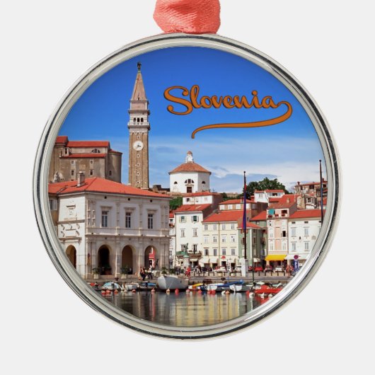 Piran, Slowenien Ornament Aus Metall (Vorne)
