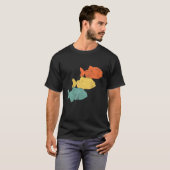 Piranha-Angeln T-Shirt (Vorne ganz)