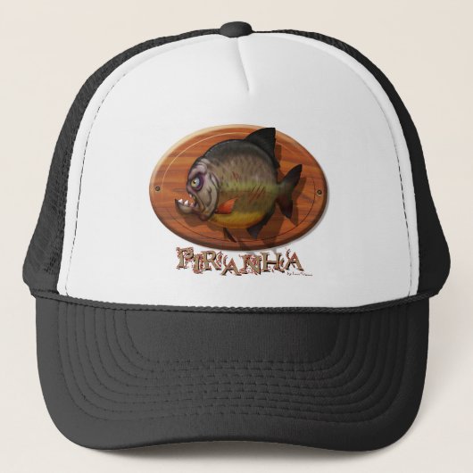 Piranha-Berg Truckerkappe (Vorderseite)