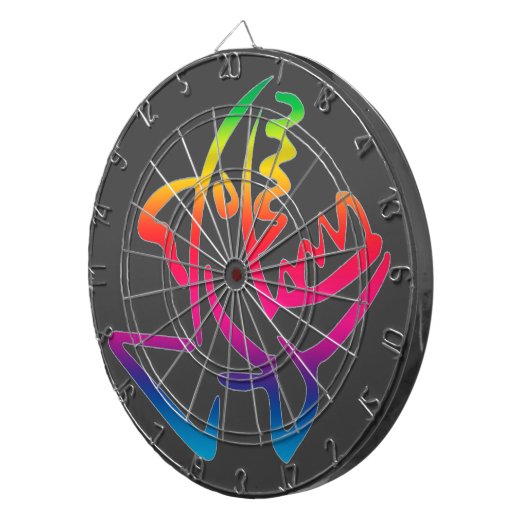 Piranha Dartscheibe (Vorderseite rechts)