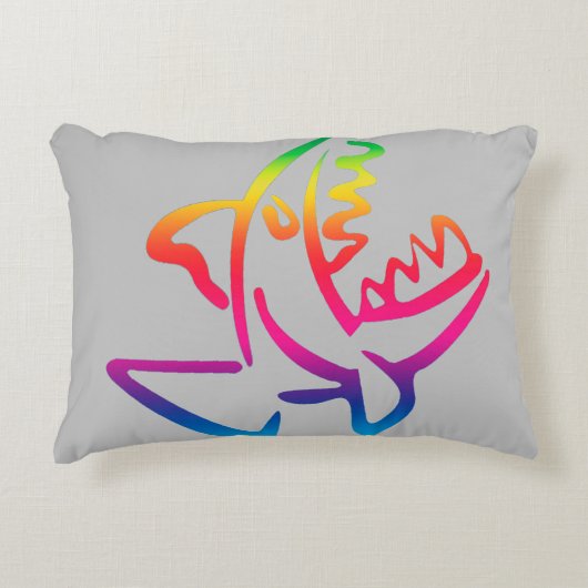 Piranha Dekokissen (Vorderseite)