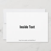 Piranha-Einladung Einladung (Rückseite)