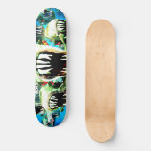 Piranha Fest d Brand Skateboard (Vorderseite)