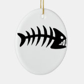 Piranha-Fischgräte Keramikornament (Rechts)
