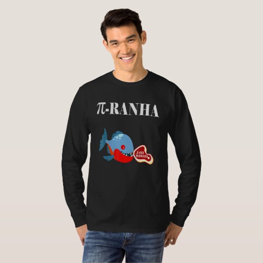 Piranha Fish Math T-Shirt (Vorne ganz)