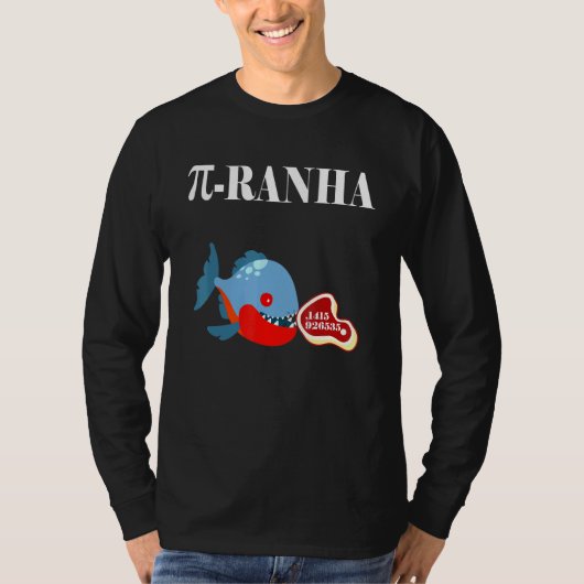 Piranha Fish Math T-Shirt (Vorderseite)