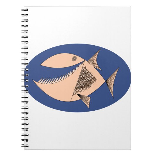 Piranha Fish Notizblock (Vorderseite)