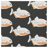 Piranha Fish Red Bellied Piranhas Fun Fish Stoff (Nahaufnahme)