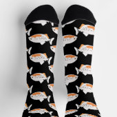 Piranha Fish Socken (Oben)