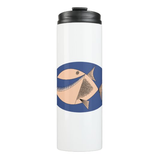 Piranha Fish Thermosbecher (Vorderseite)