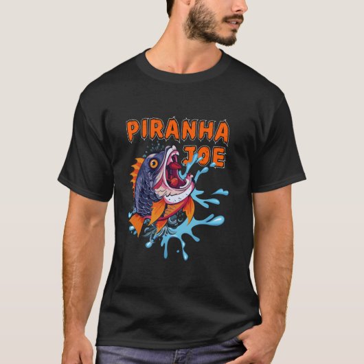 Piranha Joe großartige Geschenke Bekleidung Long S T-Shirt (Vorderseite)