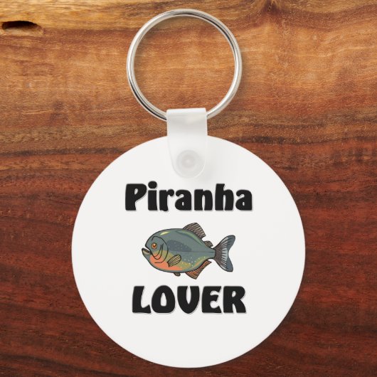 Piranha Lover Schlüsselanhänger (Vorderseite)