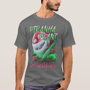 Piranha Pflanze Vintag Rapper T-Shirt