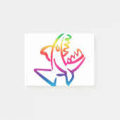 Piranha Post-it Klebezettel (Vorderseite)