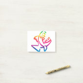 Piranha Post-it Klebezettel (Auf Schreibtisch)