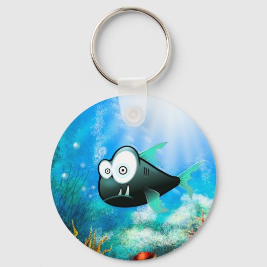 Piranha Schlüsselanhänger (Vorderseite)