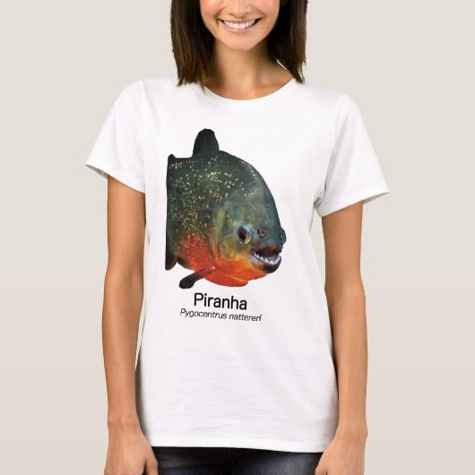 Piranha T-Shirt (Vorderseite)