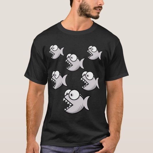 Piranha T-Shirt (Vorderseite)