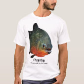 Piranha T-Shirt (Vorderseite)