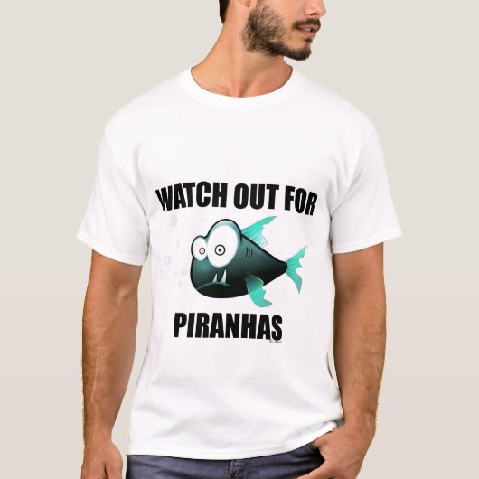 PIRANHA-T-SHIRT T-Shirt (Vorderseite)