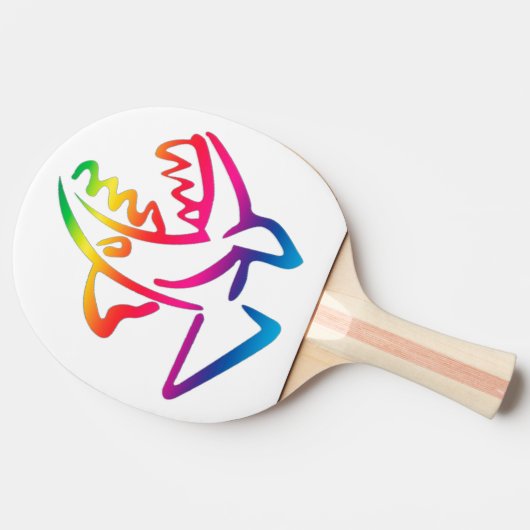 Piranha Tischtennis Schläger (Seitenansicht)