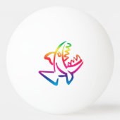 Piranha Tischtennisball (Rückseite)
