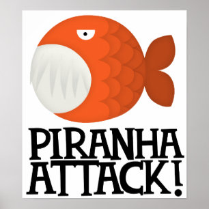 Piranhaangriff! Poster